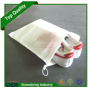 Custom Printed Drawstring Non Woven Shoe Bag for Promotion